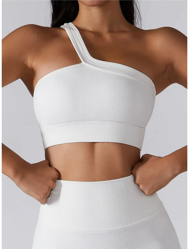 Conjunto Canelado Alça Única